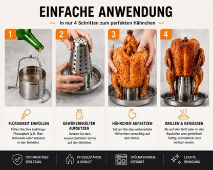 GRILLARO 🍗 Nie wieder trockenes Hähnchen vom Grill