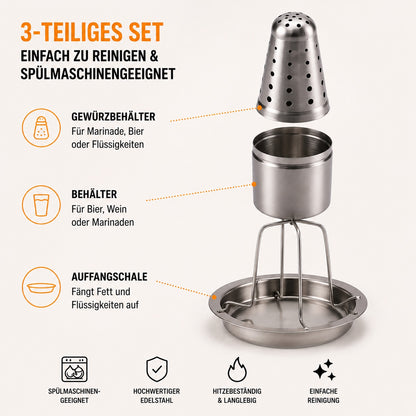 GRILLARO 🍗 Nie wieder trockenes Hähnchen vom Grill